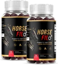 Horsefil 2-bottle men's vitality gummy package