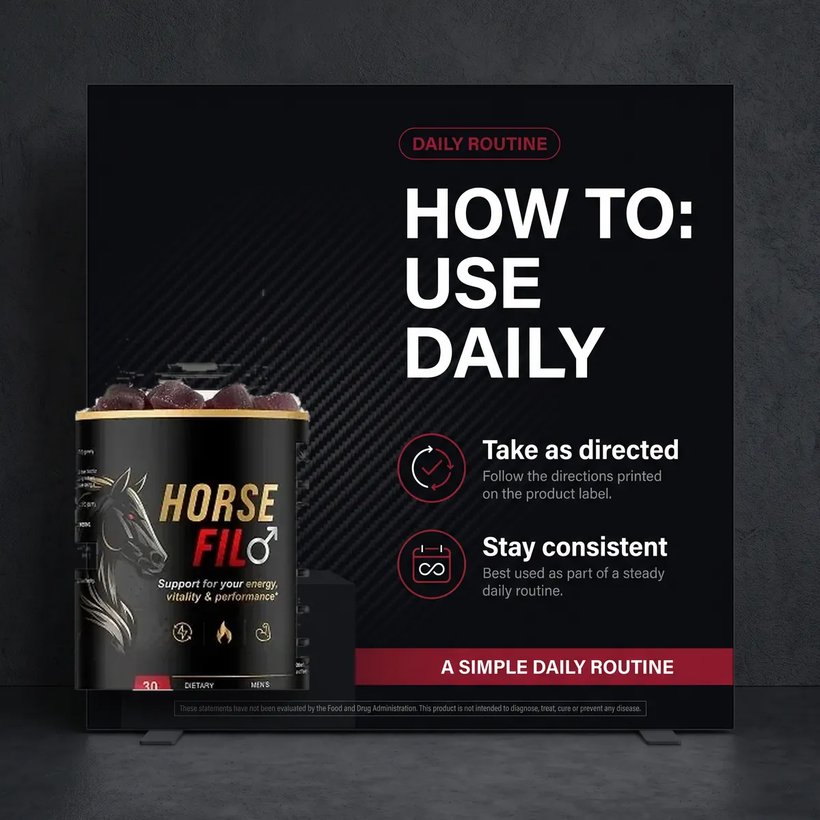 The seller's HOW TO: USE DAILY panel, with two instructions and no serving size