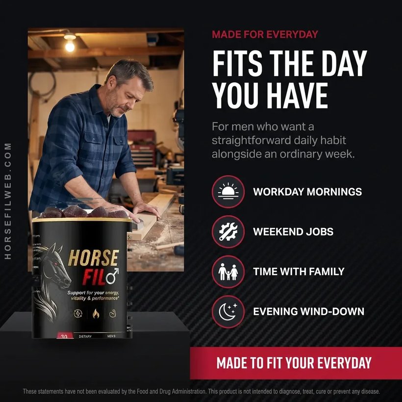 The seller's own audience panel showing a man working in a home workshop