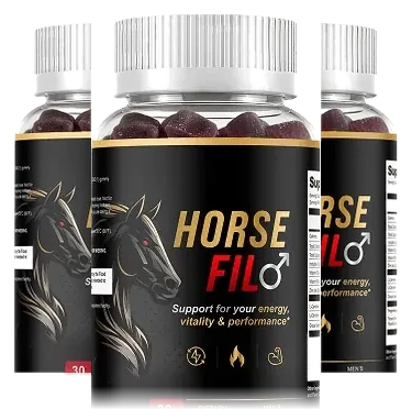 HorseFil 3 bottle pack, 90 gummies in total